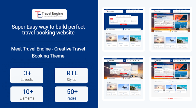 Travel Engine - Creative Travel Booking Theme